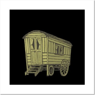 Gypsy Caravan Wagon Posters and Art